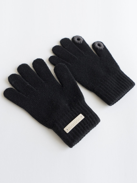 cony logo twohole gloves 4clolors