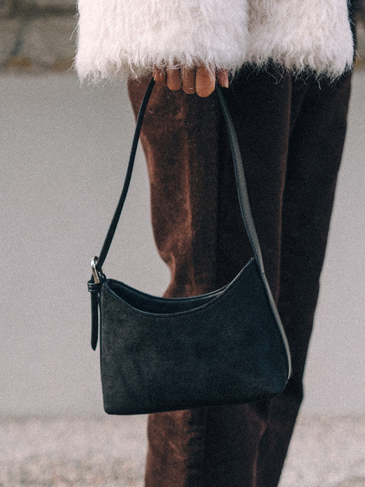 A SUEDE MINI BAG_BLACK