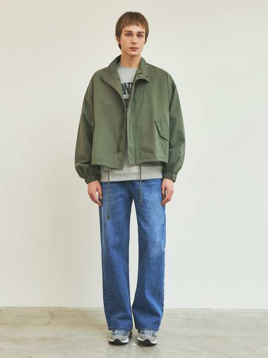 Relaxed Cat Washed Denim Pants_Blue(WC25-PT02)