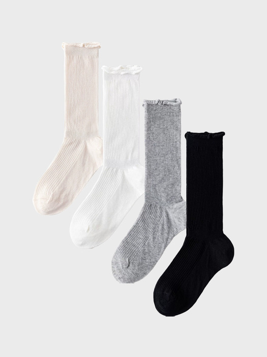 시스루 양말 4colors