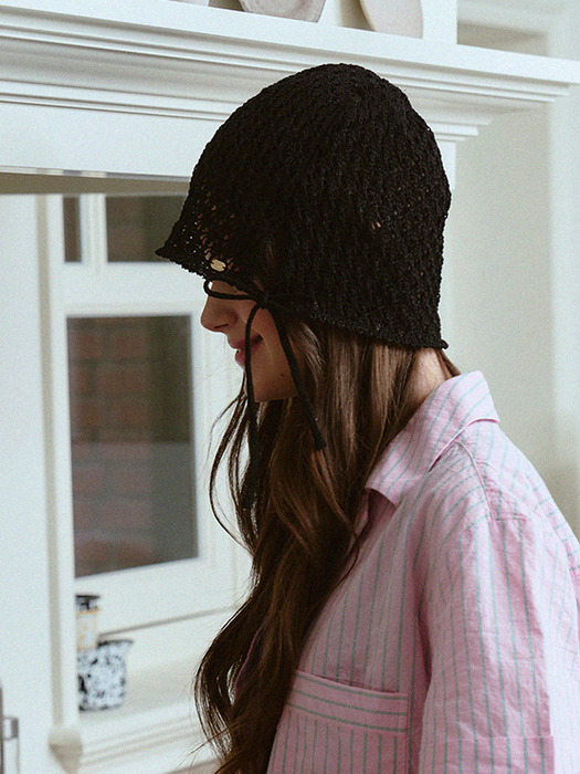 Crochet beanie bonnet hat_3color