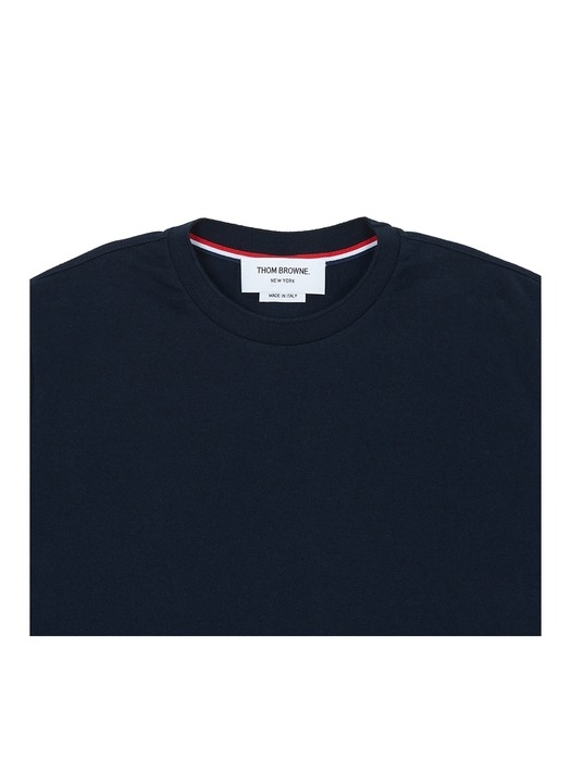 THOM BROWNE レディース 半袖Tシャツ FJS102G 07862 415 Jersey 4 Bar Short Sleeve Tee | Thom Browne