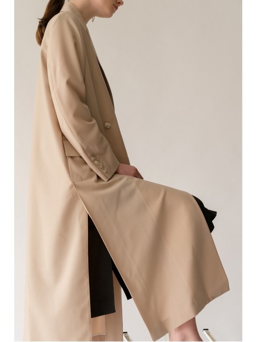 Coat Solid Double BG