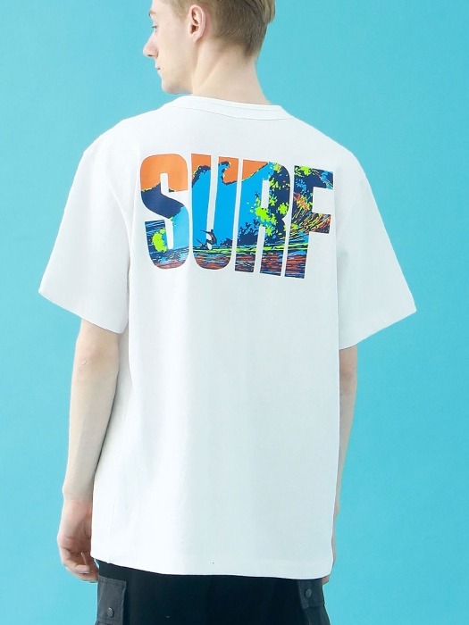 SURF T SHIRT (WHITE)