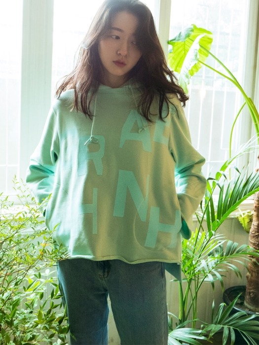 Oversized Logo Print Hoodie