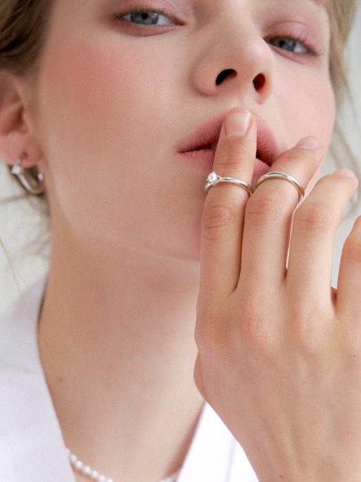 Romantic Pearl Ring (2color)