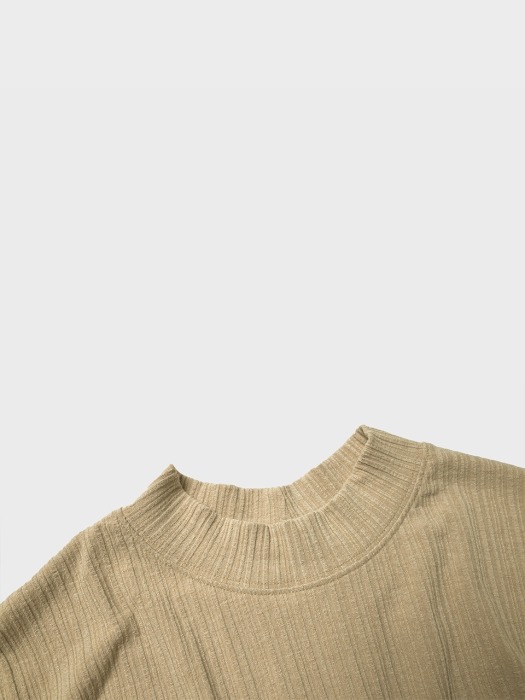 L19-3 Rayon Turtle T #Beige