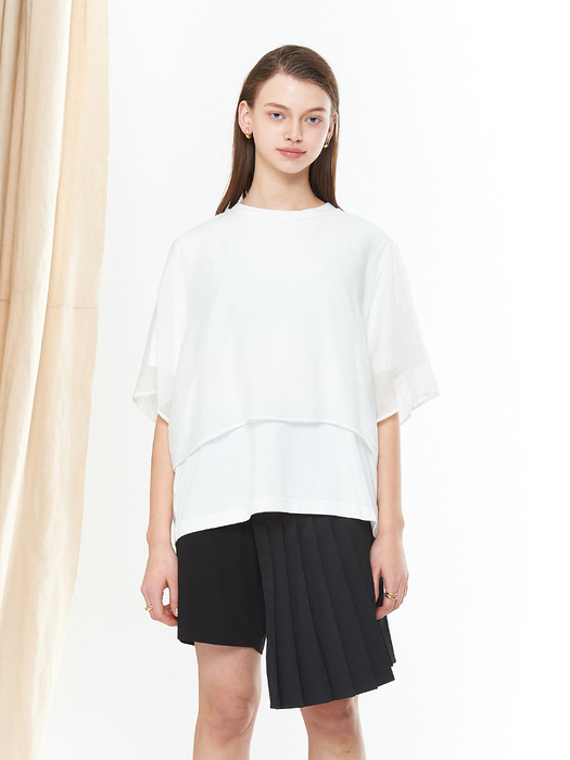 Layered See-through T-Shirts (WH)_ W01TS0202