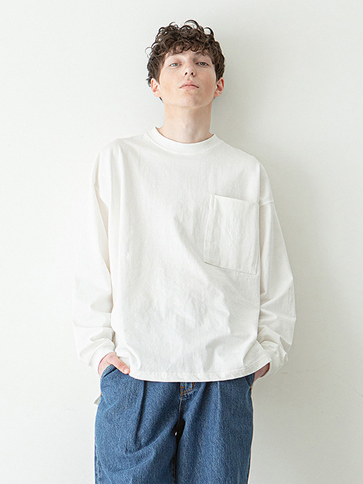 Big Pocket Long Sleeve (Off White)