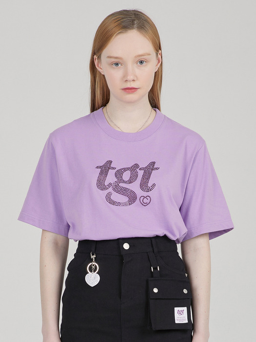 TGT HOTFIX LOGO TEE SHIRT_LIGHT PURPLE