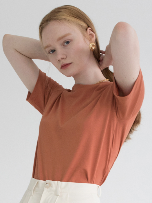 BASIC COTTON T (ORANGE)