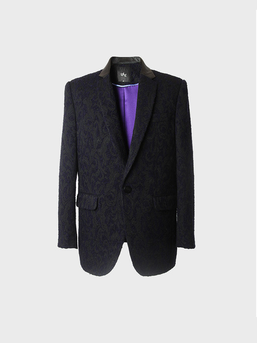 deep purple jacquard cocktail jacket[purple(UNISEX)]_UTH-FB13