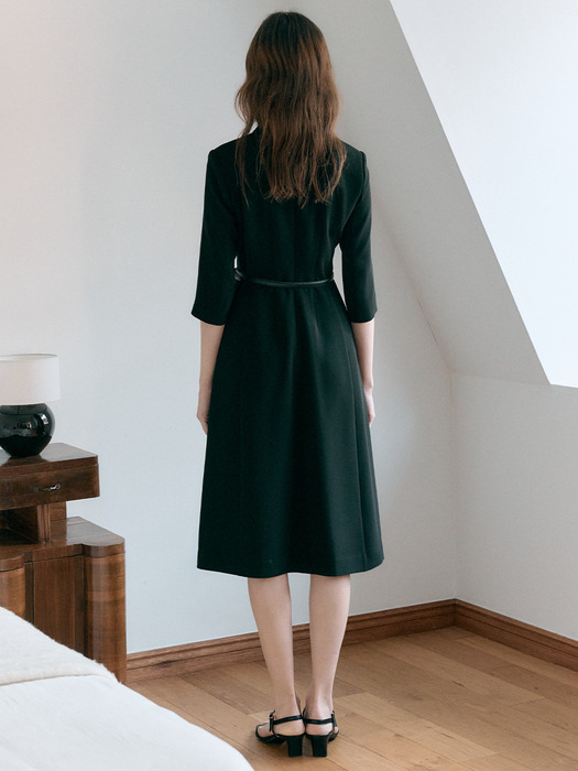 [Drama Signature] Tailored Wrap Dress_2color