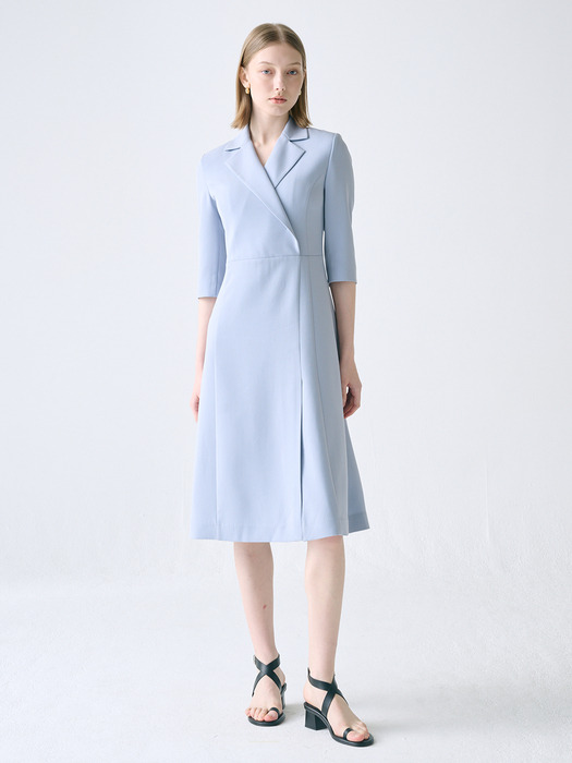 [Drama Signature] Tailored Wrap Dress_2color