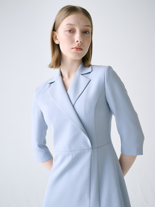 [Drama Signature] Tailored Wrap Dress_2color