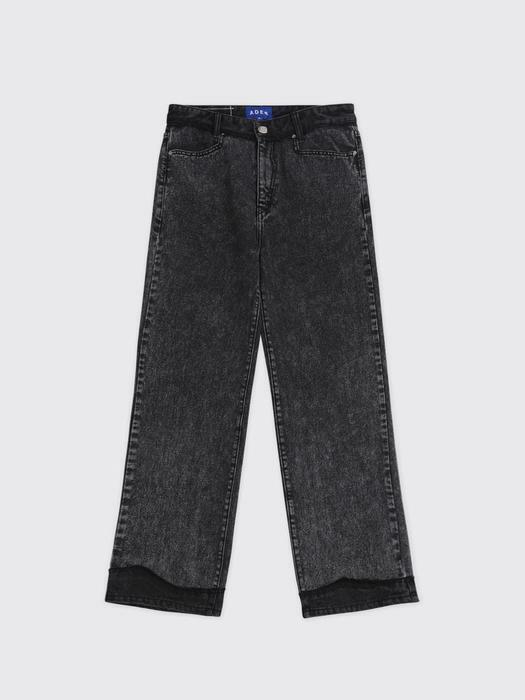 ADER ERROR아더에러]Innersy jeans Noir