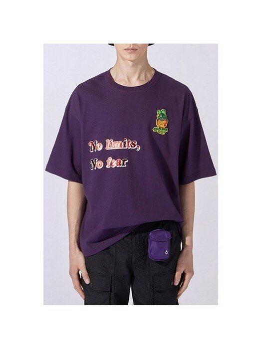 [black label] no limits no fear rat patched t-shirt_CLTAM20471PPX