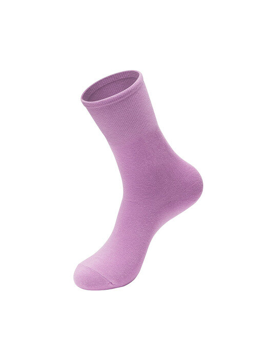 쿼츠 퍼플 Quarts Purple 단색 컬러 장목 양말