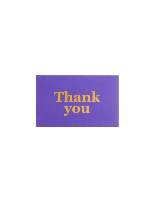 미니카드 Thank You_Purple