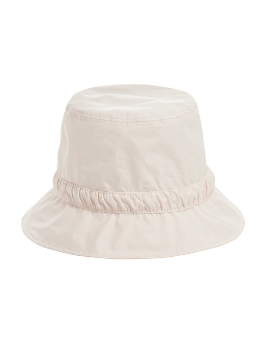 frilled bucket hat_pale pink