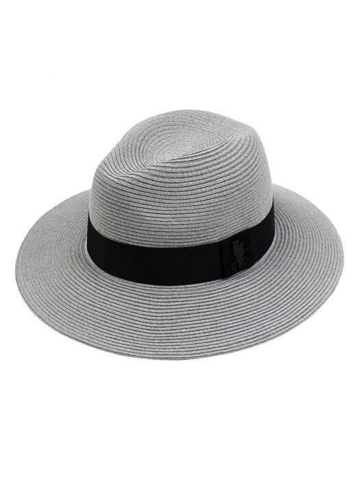 Soft Summer Gray Long Fedora 여름페도라