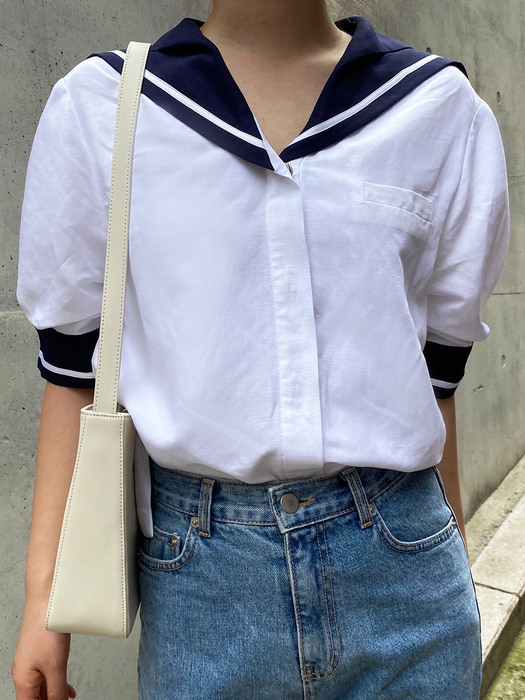 Sailor Marine Blouse_White