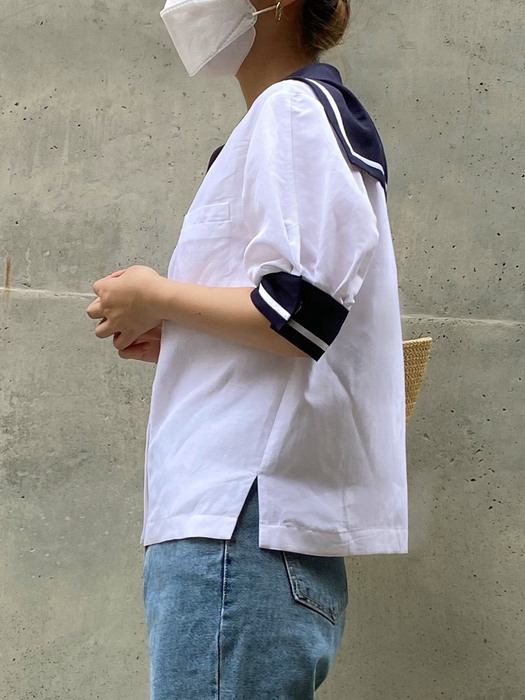 Sailor Marine Blouse_White