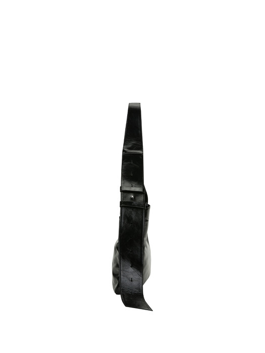 Medium Belted Cross Bag (Black)
