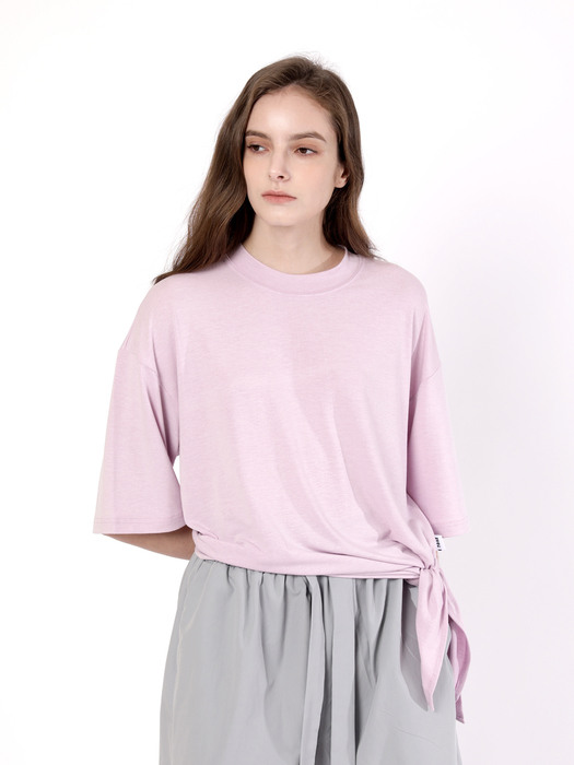 Lavender Unbalance Short Sleeve T Shirt