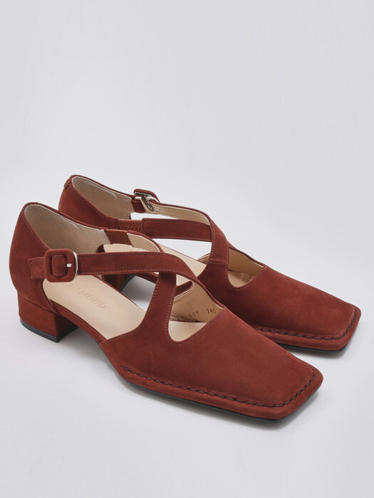 1553 Ruya X-Strap Flat Shoes_2color