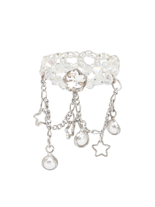 Milky Way Beads Ring (Clear)