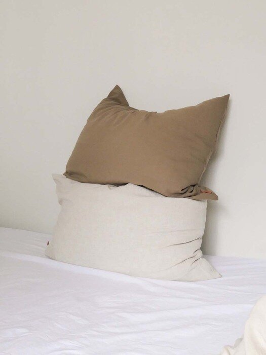 natural beige pillow cover 텐셀린넨 베개커버