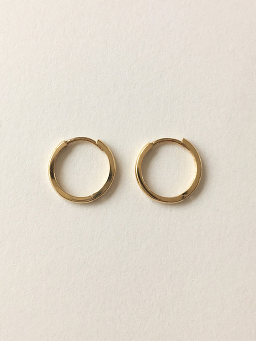 14k daily one-touch earring