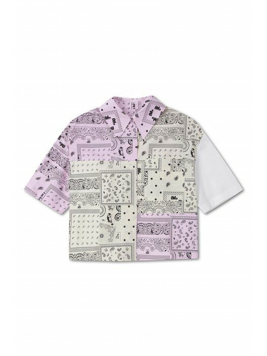 Pastel Bandana Cropped Shirt (for women)_QWSAX22314BEL