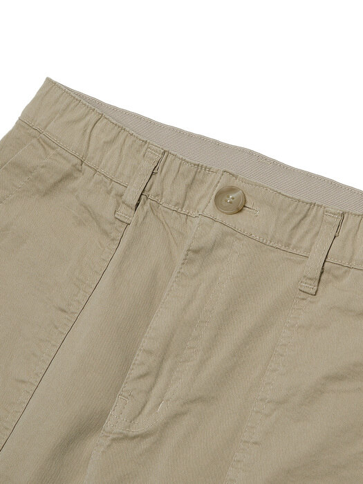 TAPERED FIT CHINO PANTS BEIGE