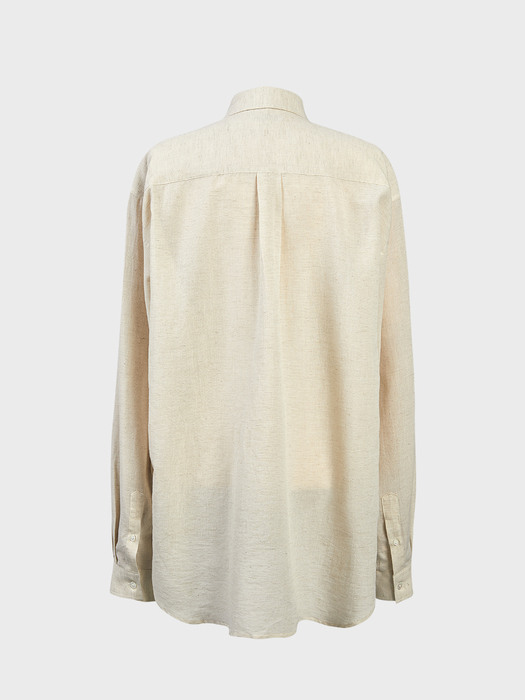 [EXCLUSIVE]linen shirt_natural