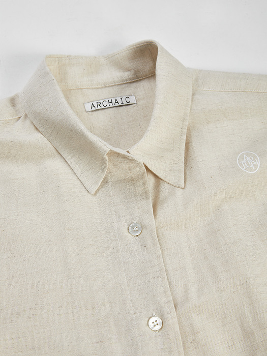 [EXCLUSIVE]linen shirt_natural