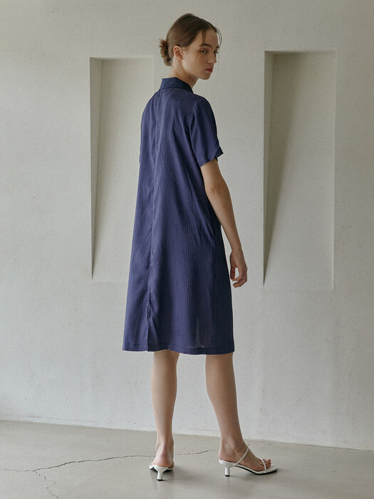 PAULA DRESS NAVY