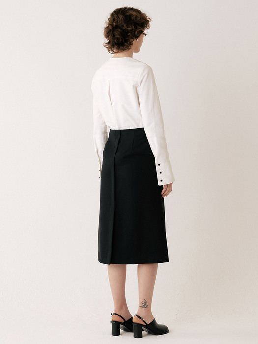 A-line Highwaist Skirt Black