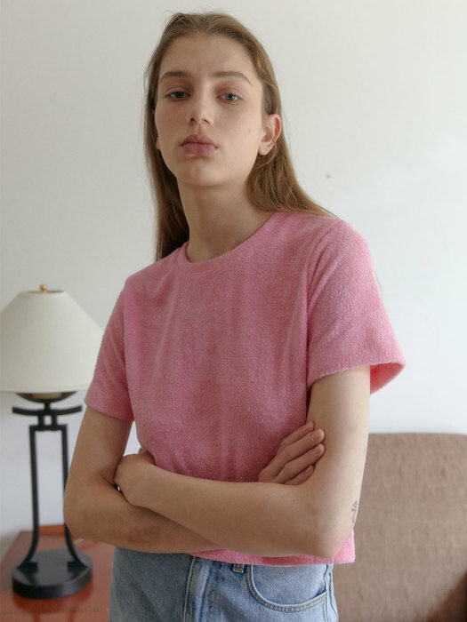 Soft Terry T-Shirts (Pink)