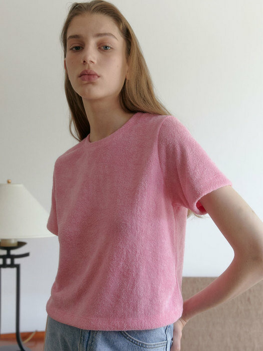 Soft Terry T-Shirts (Pink)
