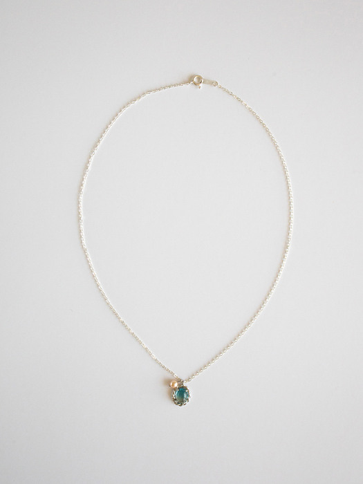 Deep blue sea 925 silver necklace
