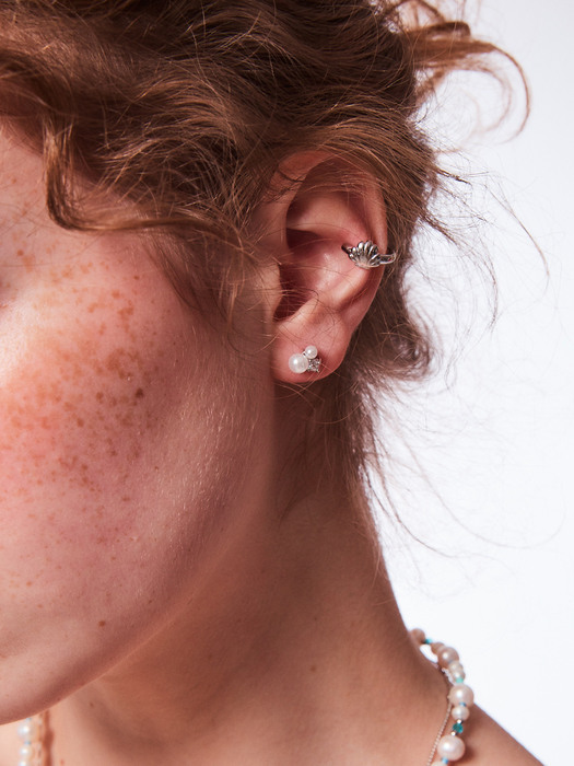 [단독]Mini Pearl Stone Earrings