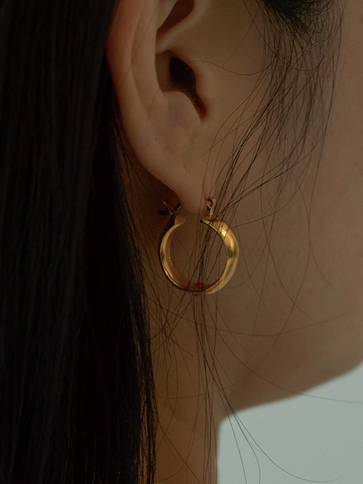 Essential bold hoops (gold)