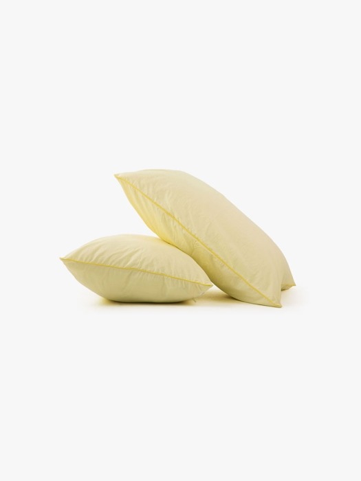 Cicci pillowcase - lemon/yellow