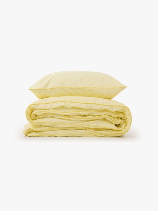 Cicci pillowcase - lemon/yellow