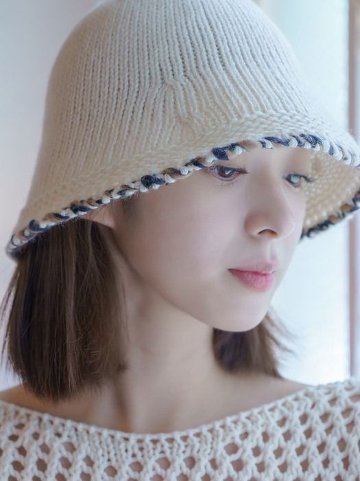 Charles knit bucket hat 2colors