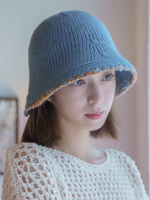 Charles knit bucket hat 2colors