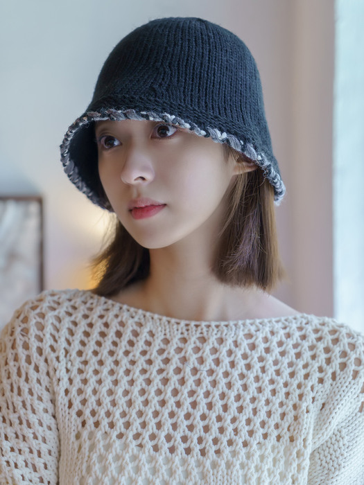 Charles knit bucket hat 2colors