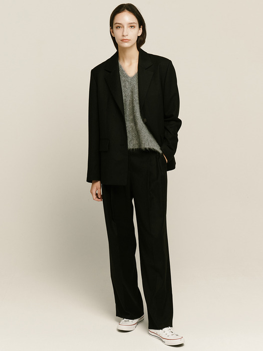 [Day-wool] Wide-leg Wool Trousers_3color